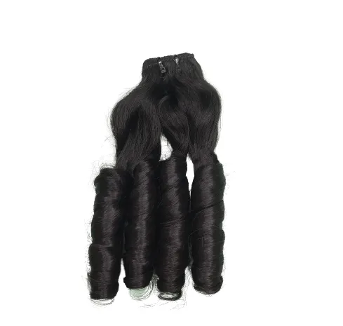 Bundle of 100 Grams Human Hair Curly and Wavy Style Down Hair Raw Human Hair Best Choice Wholesale