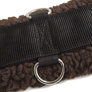 Circunferencia de sillín inglés ligero de primera calidad con hebillas de acero doble elástico cómodo ajuste para equitación y entrenamiento - Product Image 5