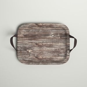 Plateau en bois de manguier de vente chaude de couleur miel naturel avec une forme ovale élégante et une surface polie parfaite pour la décoration intérieure - Product Image 3