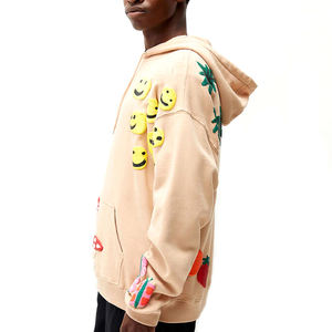 Sweat à capuche oversize en molleton 100% coton avec impression puff, streetwear 3D, grand format pour broderie de logo personnalisé, pull en gros pour hommes - Product Image 6