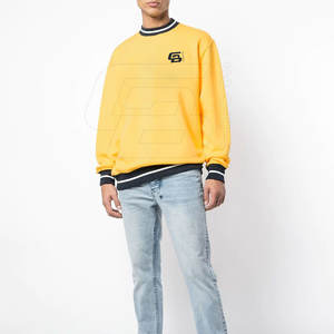 Vente en gros de sweats à col rond en polaire 2024, manches longues, jersey pour hommes, sweat-shirt pour hommes sans capuche - Product Image 2