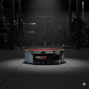 Ceinture de musculation en cuir de qualité supérieure Rexfit Sports pour l'entraînement de force, le powerlifting, le soutien du dos pendant l'entraînement en salle de sport et la musculation - Product Image 1