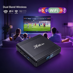 กล่องทีวีแอนดรอยด์อัจฉริยะรุ่น <span class=keywords><strong>X96Air</strong></span> ระบบ Android 11 ชิปประมวลผล Amlogic S905X3 Quad Core แรม 2GB/4GB รอม 16GB-64GB รองรับความละเอียด 8K ขายดีจากโรงงาน - Product Image 1