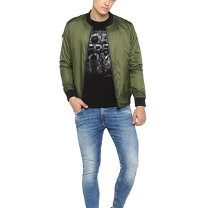 แจ็คเก็ตบอมเบอร์แบบวาร์ซิตี้สำหรับทุกเพศ รุ่นใหม่ล่าสุด กระดุมเดี่ยว คอตั้ง ทรงยาว ผ้าบางเคลือบมีฮู้ด เป็นมิตรต่อสิ่งแวดล้อม กันลม สำหรับผู้ชาย - Product Image 6