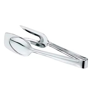 Stainless Steel Food Clip Kitchen Tool Silver Finished Decorative Metal Ice Tong Food Folder Clamp Dessert Tongs - Product Image 6