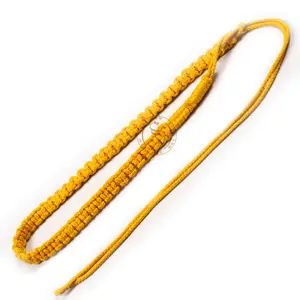 Özel tasarlanmış tören boyunluklar altın sarı renk toptan Custom Made kordon işlemeli kordonlar satılık