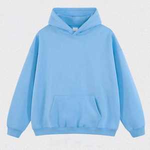 Sudadera con Capucha de Felpa 100% Algodón para Hombre, Estilo Urbano, Gruesa, Texturizada, con Estampado Digital, Teñido Liso, Ecológica y Antipilling - Product Image 5