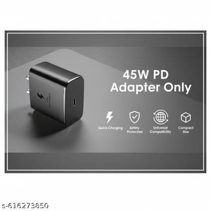 Cargador de Pared USB-C a USB-C de 45W, Adaptador de Carga Rápida PD para Teléfonos Inteligentes, Relojes Inteligentes y Auriculares, Seguro y Confiable - Product Image 2