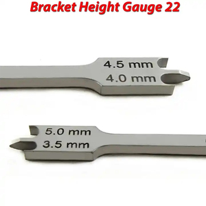 Premium Quality Dental Orthodontic Sand Finish Bracket <b>Height</b> <b>Gauge</b> Stainless Steel Measuring <b>Gauge</b> for Dental - Product Image 3