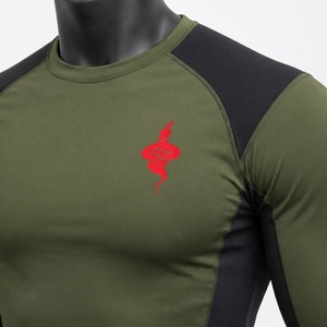 Camiseta Deportiva de Compresión de Manga Larga para Hombre, Ropa Deportiva para Entrenamiento, Fitness, Running, Ciclismo, Surf, Gimnasio - Product Image 6