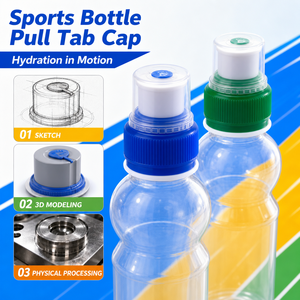 Nuevo Diseño de Tapa Deportiva de <span class=keywords><strong>Boca</strong></span> Ancha 38/410, Diseñada para Botellas de Viaje Portátiles, Accesorios Personalizados, Compra al por Mayor - Product Image 5