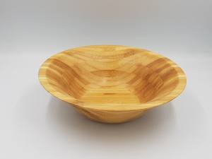 High Quality Eco-Friendly Flared <b>Bamboo</b> <b>Bowl</b> D20H7cm Handicraft for Camping OEM/ODM Viet Nam - Product Image 3