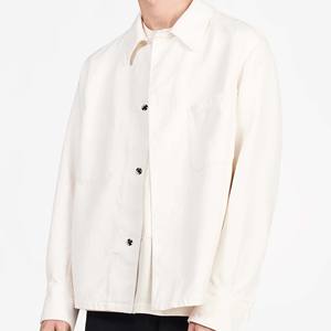 เสื้อกันลมของผู้ชายเสื้อโค้ทคอปกมีกระเป๋าแบบซ่อนเสื้อแจ็คเก็ตฤดูหนาวโลโก้ออกแบบได้ตามต้องการ - Product Image 6