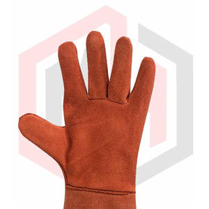 Gants de soudage Tig de haute qualité Gants de sécurité en cuir de vachette avec fonction résistante aux coupures Excellent pour le travail - Product Image 4