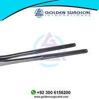 Écarteur méso-dentaire équin 19 pouces, lame intermédiaire 6 mm, pour extraction de dents molaires de cheval, instruments vétérinaires de luxation dentaire, réutilisable
