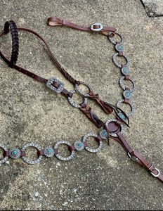 Best Quality Strong Western Leather Tack <b>Set</b> for Horses Durable Comfortable <b>Gear</b> for Training Competition Show Riding from India - Product Image 3