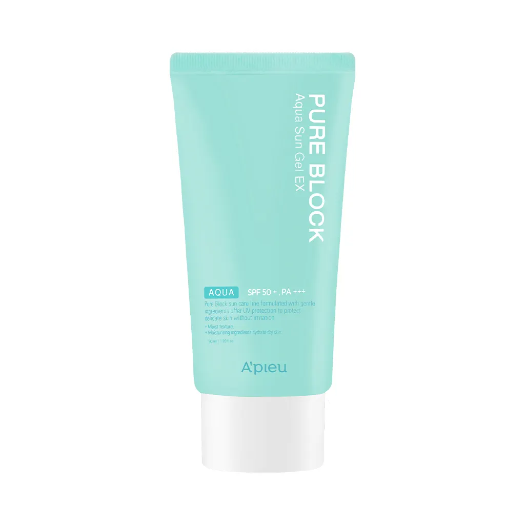 [A'PIEU] Pure Block Aqua Sun Gel EX - 50ml (SPF50 + PA +++) prodotto In corea