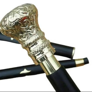 Canne de marche moderne en bois de haute qualité, fabriquée à la main, toucher réel, design personnalisé pour la décoration de la maison M/S SHAAD - Product Image 1