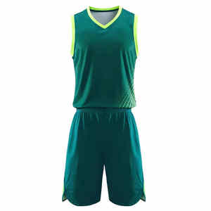 Nouvel arrivage d'uniforme de basket-ball imprimé de conception dernière conception uniforme de basket-ball de vêtements personnalisés 100% uniforme de basket-ball en polyester - Product Image 1