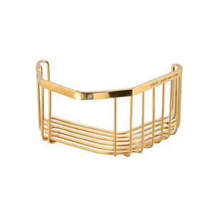 Soporte para jabón de ducha Koricini Corner, organizador de baño de acero inoxidable y alambre de latón - Product Image 3