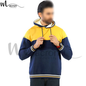 Produit tendance avec prix de gros Coupe régulière Léger avec poches Manches longues Casual Sports Uni Pull à capuche pour hommes - Product Image 1
