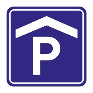 Panneau de signalisation routière réfléchissant en aluminium P-3F, panneau de stationnement couvert, panneau de signalisation de prudence et d'avertissement, panneau de sécurité - Product Image 2