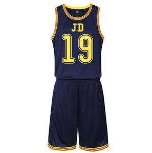 Ensemble d'uniformes de basket-ball personnalisés respirants, Vêtements de sport imprimés grande taille à bas quantité minimale de commande - Product Image 5