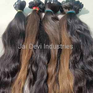 100% vierge brute indienne bouclée extensions de cheveux humains vague naturelle non traitée approvisionnement en gros - Product Image 6