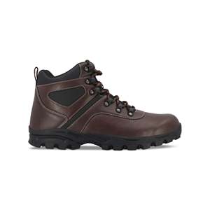 Stivali da Trekking Vintage in Ecopelle per Uomo, Scarpe Tattiche Impermeabili per Escursioni, Taglia 9M, Comodi Stivali da Escursionismo Marroni - Product Image 2