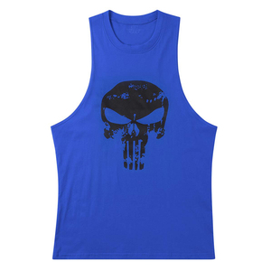 Camiseta sin mangas ajustada personalizada para hombre, ropa deportiva informal transpirable de secado rápido para gimnasio, culturismo, camiseta sin mangas de secado rápido - Product Image 1