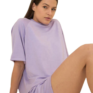 Camiseta Deportiva Informal de Invierno para Mujer, Ecológica, 100% Algodón Satinado, Transpirable, para Gimnasio - Product Image 5