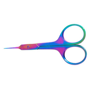 Ciseaux de manucure courbés de style russe en acier inoxydable aiguisé pour droitiers, outil de beauté pour l'élimination des peaux mortes, avec poignée, emballage inclus - Product Image 4