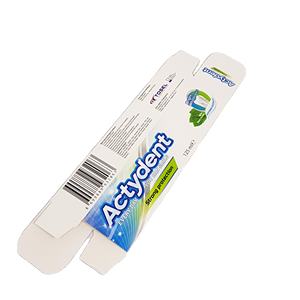 Boîtes d'emballage de dentifrice de luxe personnalisées imprimées en offset, recyclables, avec lamination brillante/mate et gaufrage, en carton Bristol - Product Image 6