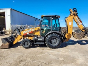 Equipo de construcción Mini 4x4 Wheel Loader Case 580SN Retroexcavadora a la venta - Product Image 5