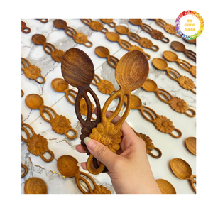 Durable Wooden Spoon Cooking Utensil Affordable Price Reliable Manufacturing For <b>Large</b> Volume Orders - Product Image 3