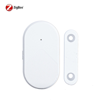 Capteurs d'alarme de porte et de fenêtre ZigBee pour système de maison intelligente, détecteur magnétique d'ouverture de porte à piles pour hôtel, appartement, soins aux personnes âgées