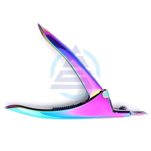 Cortador de Puntas de Uñas para Uñas Artificiales, Herramientas de Manicura |   Cortador de Uñas Postizas de Acero Inoxidable Multicolor - Product Image 1