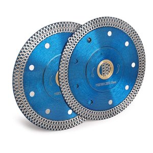 Lame diamantée de 4 pouces pour carrelage en porcelaine, sans éclats, coupe propre des bords - Product Image 1