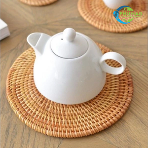 Tendance du moment : sous-plat en rotin tressé, écologique et résistant à la chaleur, tapis de table - Product Image 5