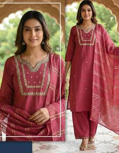 Nouvelle Kurti tendance en tissu Vetican avec palazzo pour femmes, tenue ethnique, tenue élégante, Kurti ethnique - Product Image 2