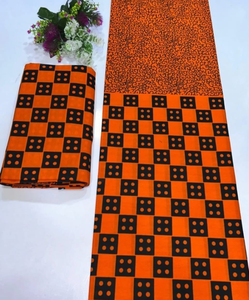 Impresión de cera africana de alta calidad y tela de algodón Ankara Cambric multicolor brillante para artesanías tradicionales y modernas Botswana - Product Image 2