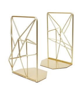 Black Color Metal <b>Book</b> Shelves Shelf Bookends Study <b>Books</b> Store Table Top Tree Shape Handmade Classic Metal Bookends - Product Image 2