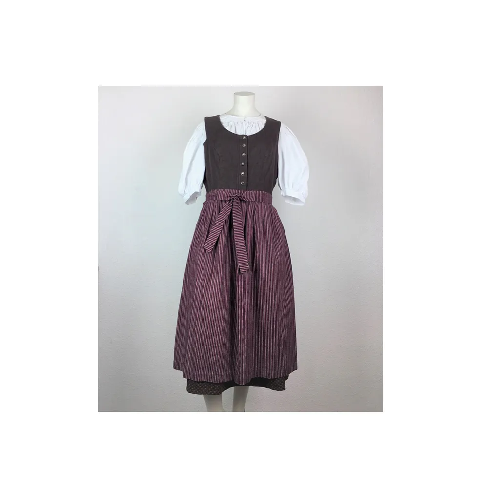 ĐầM Dạ HộI Truyền Thống Bavaria Cho Nữ Trang Phục Đức Đầm Dirndl Lễ Hội Halloween Kèm Tạp Dề