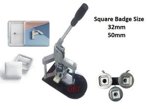 Square <b>Badge</b> <b>Machine</b> 32mm - Product Image 2