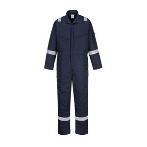 Vêtements de travail de sécurité réfléchissants de haute qualité Combinaison ignifuge OEM Uniformes résistants aux flammes Utilisation de construction de couleur personnalisée - Product Image 3