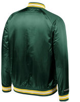Blouson Bomber Hiver Personnalisé avec Appliques Brodés pour Homme Coupe Oversize Unisexe en Satin Style Universitaire Col Montant Écologique Anti-Bactérien