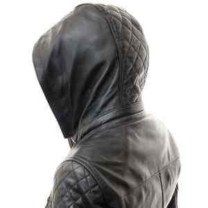 2025 nouveauté vente chaude veste en cuir Satin de haute qualité pour femmes 100% Top usine pour la saison d'automne vestes pour femmes - Product Image 2