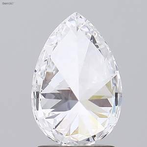 1.86 ct Poire Cut Lab-Grown Diamond IGI Certified D Color VS1 Clarity Lab-Stone - Product Image 2