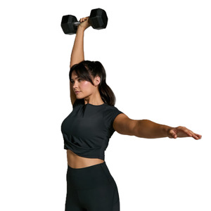 T-shirts décontractés pour femmes en coton et polyester respirant, anti-froissement, manches courtes, col rond, crop top, imprimé graphique, pull-over, streetwear - Product Image 2