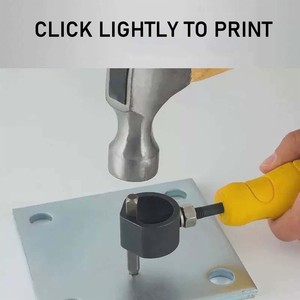 ชุดตัว<span class=keywords><strong>อักษร</strong></span>เหล็กขนาด 2 มม. 26 ตัว ยี่ห้อ Boasta ชุดอุปกรณ์ตอกโลหะ A-Z พร้อมด้ามจับขนาด 6 มม. เครื่องมือตอกอักษรสำหรับงานแกะสลักละเอียดบนเครื่อง<span class=keywords><strong>ป</strong></span>ระดับ DIY - Product Image 5